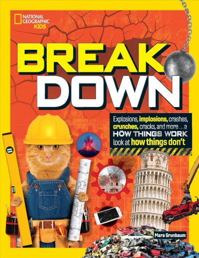 Break down : explosions, implosions, crashes, crunches, cracks, and more... a How Things Work look at how things don't / Mara Grunbaum.