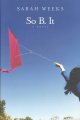 So B. It : a novel  Cover Image