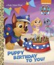 Puppy birthday to you!  Cover Image